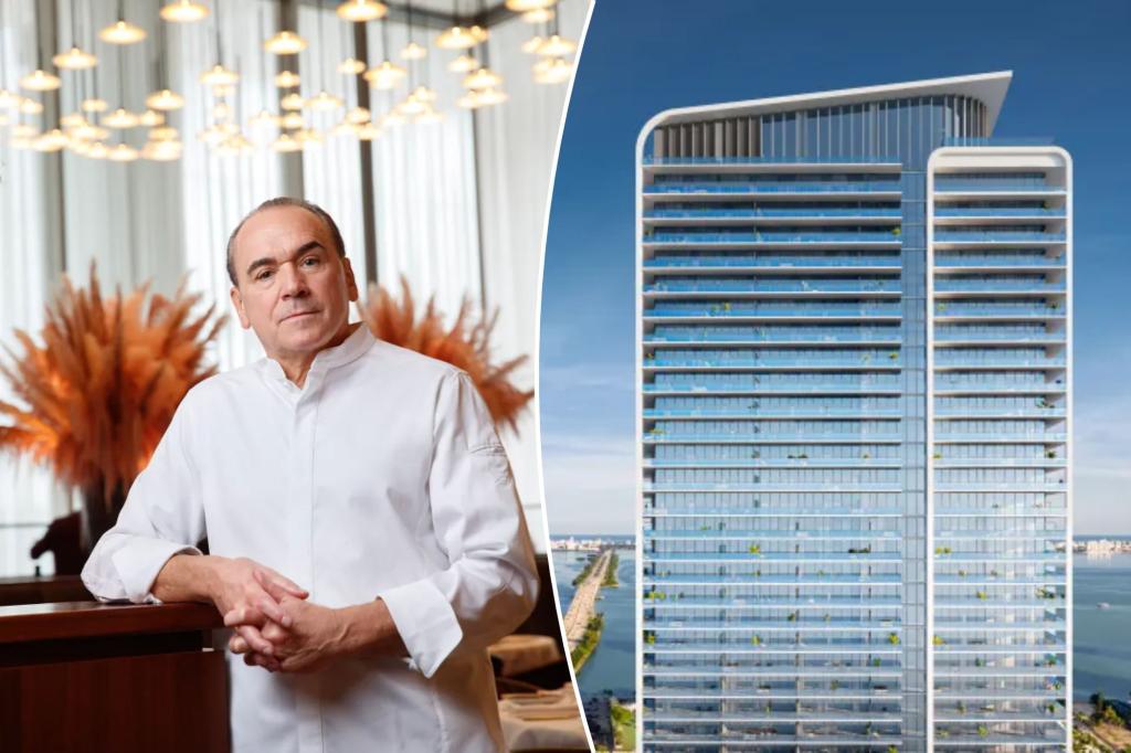 Exclusive | This Michelin-starred chef is the latest figure to lend his famous name to a branded residential tower in Miami