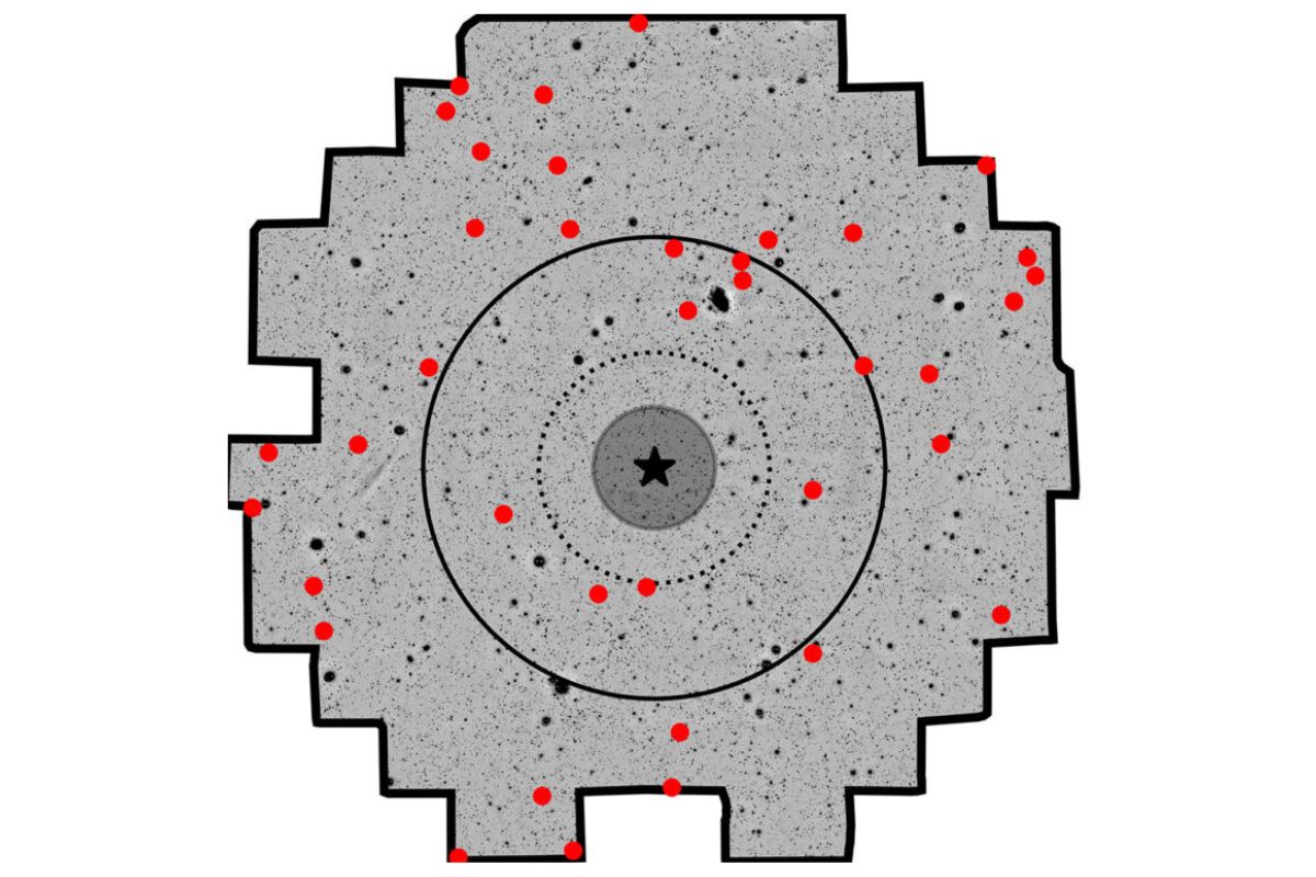A distant quasar may be zapping all galaxies around itself